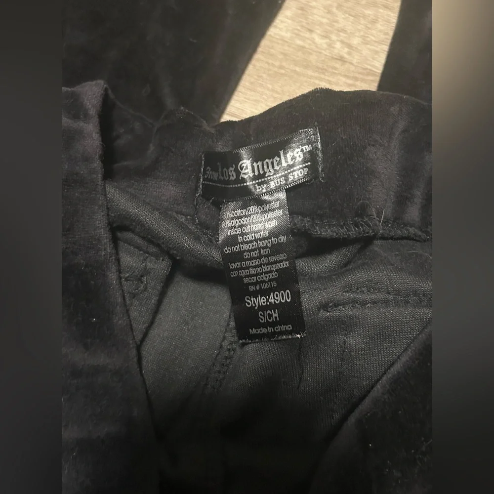 Velour tracksuit pants - Picture 4 of 4